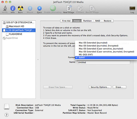 reformat hard drive for both mac and windows